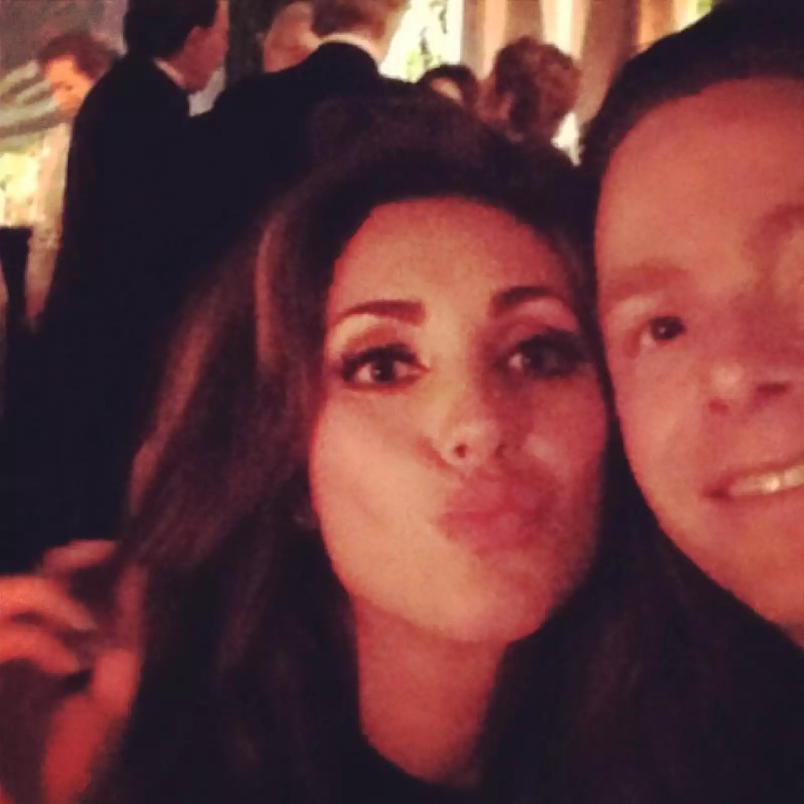 Y luego publicó esta imagen a lado de su novio.