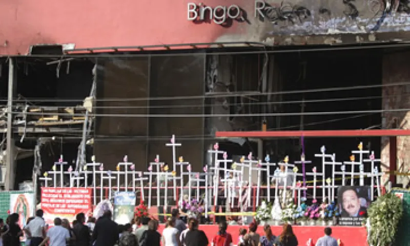 El 25 de agosto un ataque del crimen organizado al casino Royale acabó con la vida de 53 personas. (Foto: Notimex)