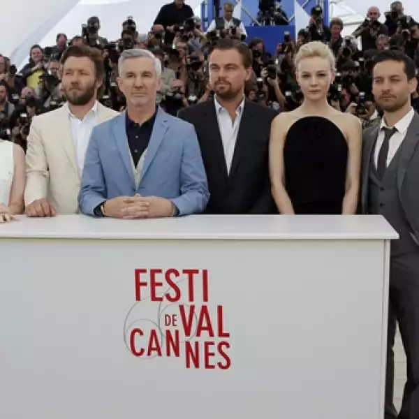 el gran gatsby, elenco, cannes