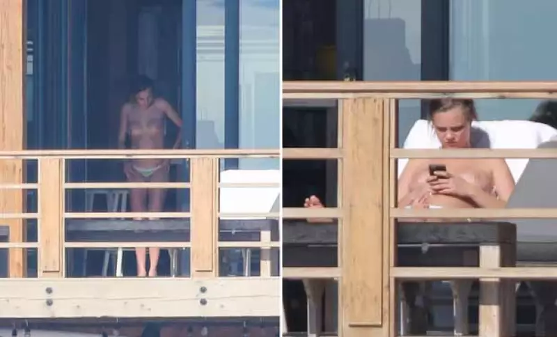 Una de las modelos más poderosas de los últimos tiempos, mostró su esbelta figura mientras tomaba el sol con Kendall Jenner.