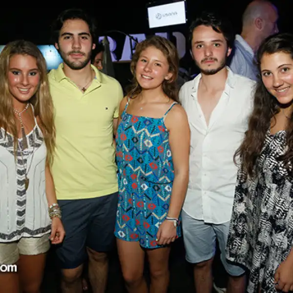 Andrea Gamboa, Ricardo Baston, Estefania de Aguinaco, Alejandro Saitcevsky y Michelle Baston
