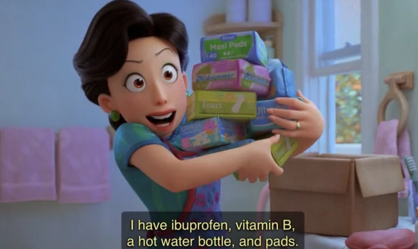 Disney rompe el tabú de la menstruación con Red y el internet está sorprendido