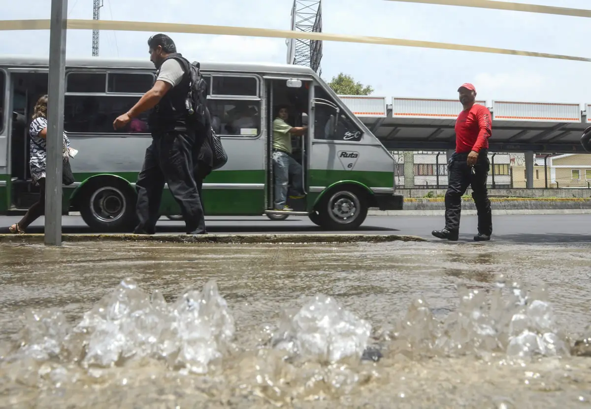 fuga de agua
