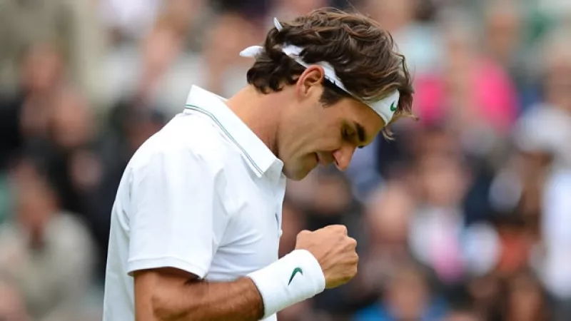 Roger Federer clasifica a cuartos en Wimbledon