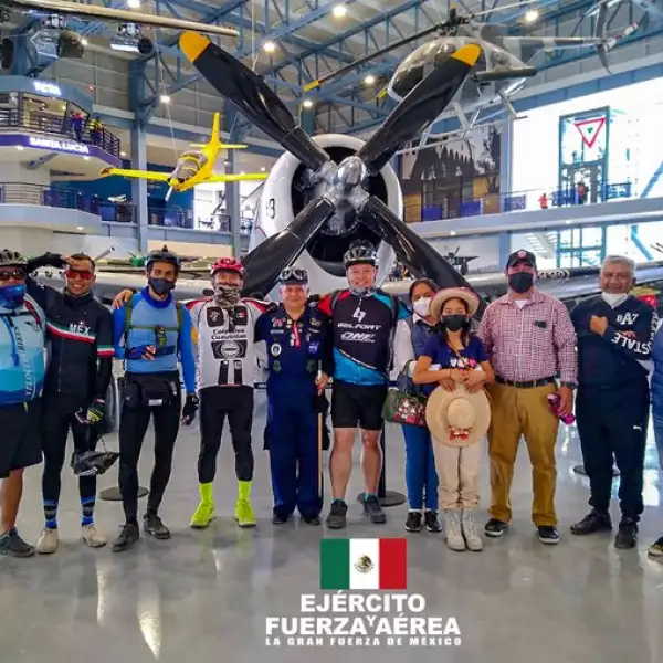 Recorrido de ciclistas por Santa Lucía