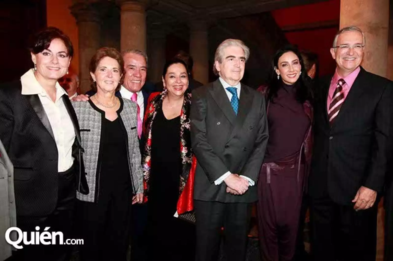Mercedes García Ocejo,María Cristina Cepeda,Juan Antonio Hernández,Carmen Gaytán,Rafael Tovar y de Teresa,María Laura y Ricardo Salinas