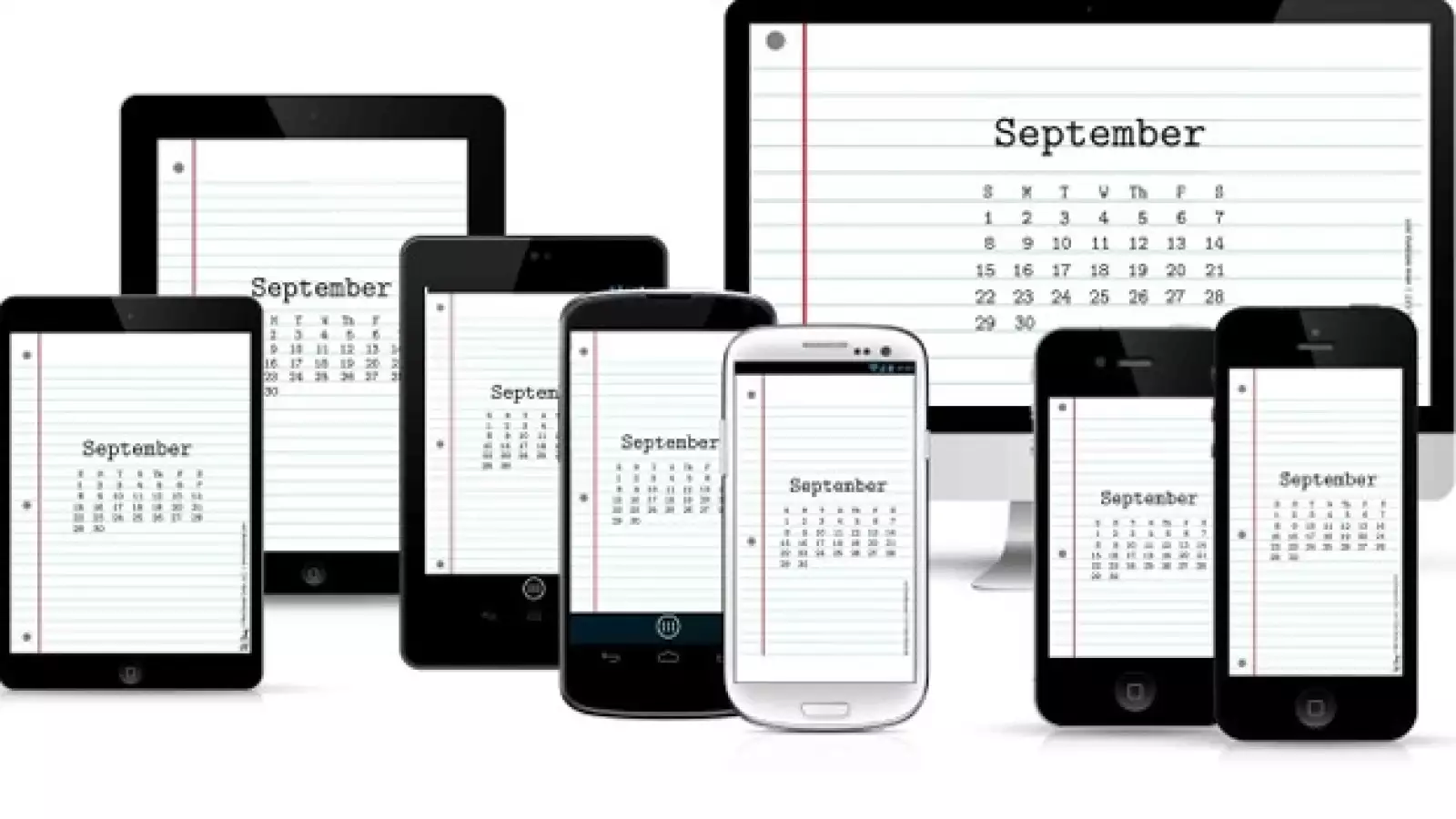 Redstamp calendar wallpaper