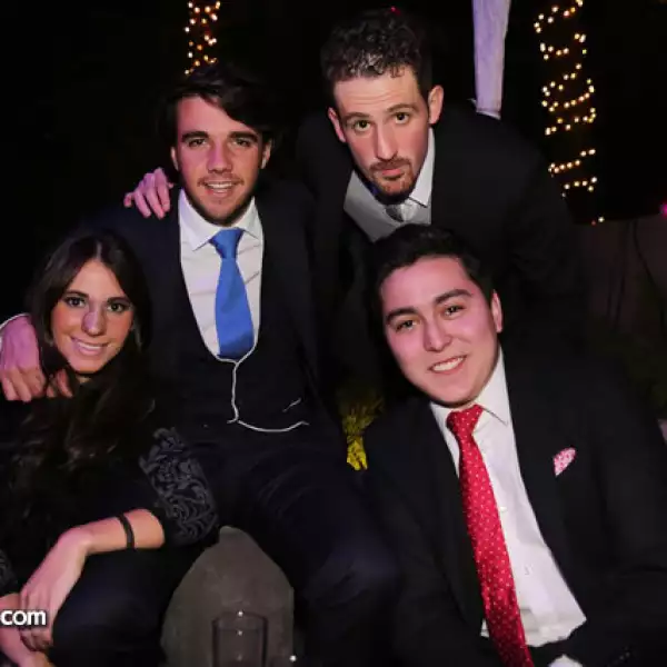 Fernanda Zamora, Pablo Lombana, Antonio Fernández y Benjamin Obregón