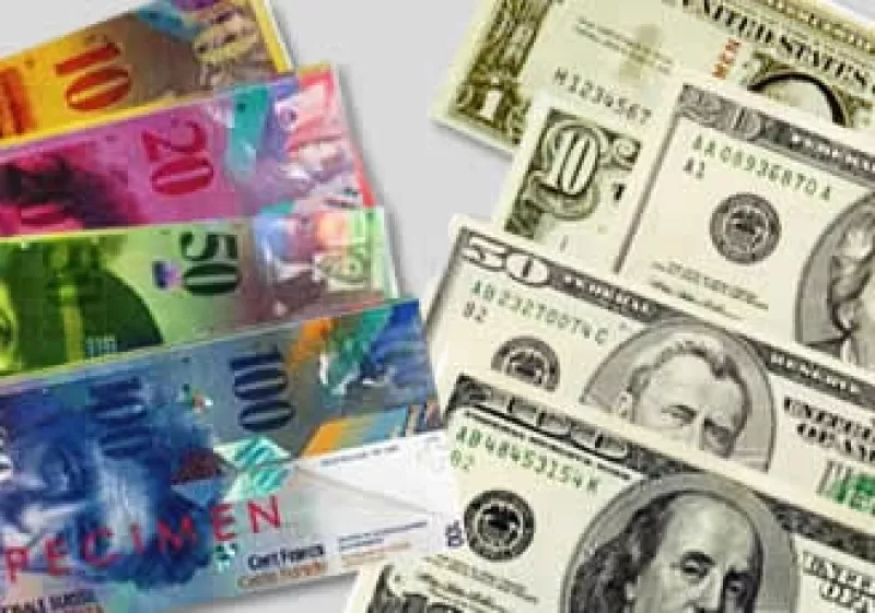 El franco suizo ha sido el mayor ganador de las divisas referenciales gracias a compras de empresas suizas. (Foto: Especial)