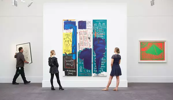 Contemporary Exhibition Press Preview At Sotheby's, London