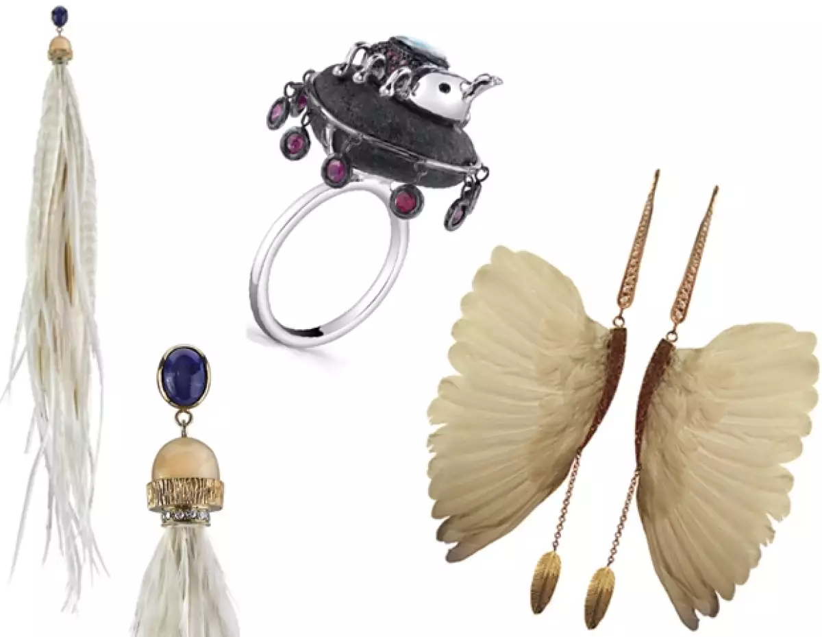 Los colores azul cobalto, verde, vino, blanco y dorado en los accesorios harán resaltar los outfits en esta temporada, como los que propone la diseñadora mexicana.