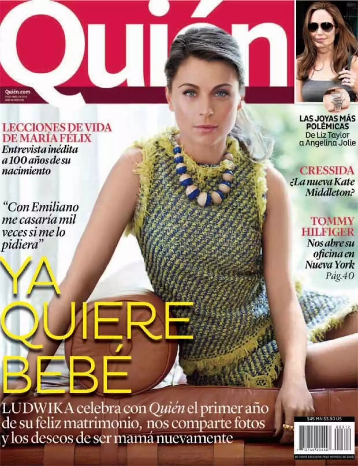 Ludwika Paleta celebra con Quién su primer año de casada con Emiliano Salinas.