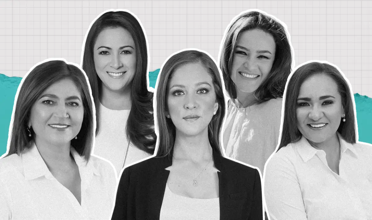 Ellas son cuatro de las cinco candidatas a la gubernatura de Aguascalientes 2022. 