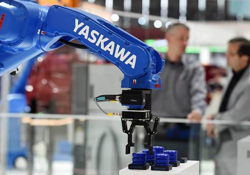 robot en empresa