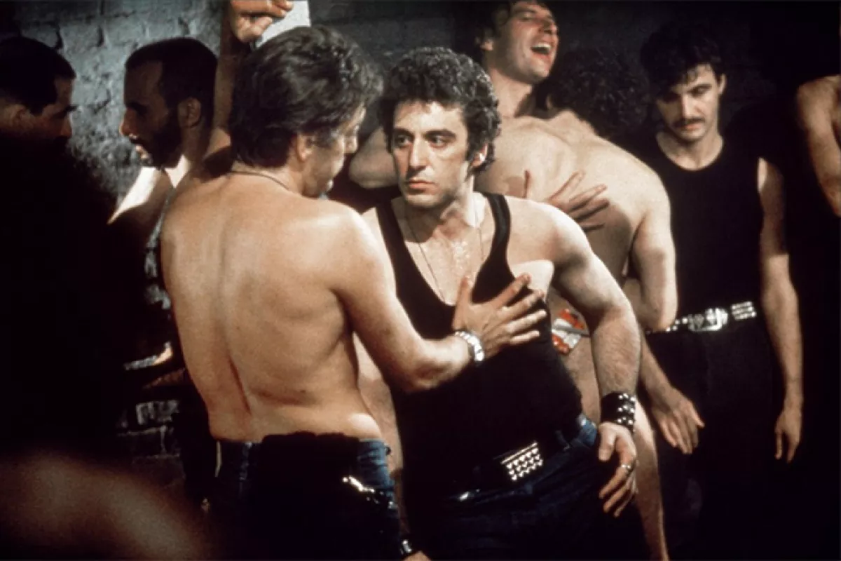 Al Pacino en fotograma de la cinta Cruising. 
