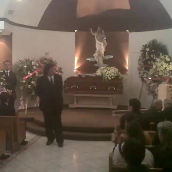 funeral de María Elvia Amaya