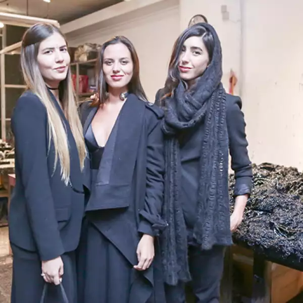 Patricia Garate, Michelle Díaz y Chloe Amutio