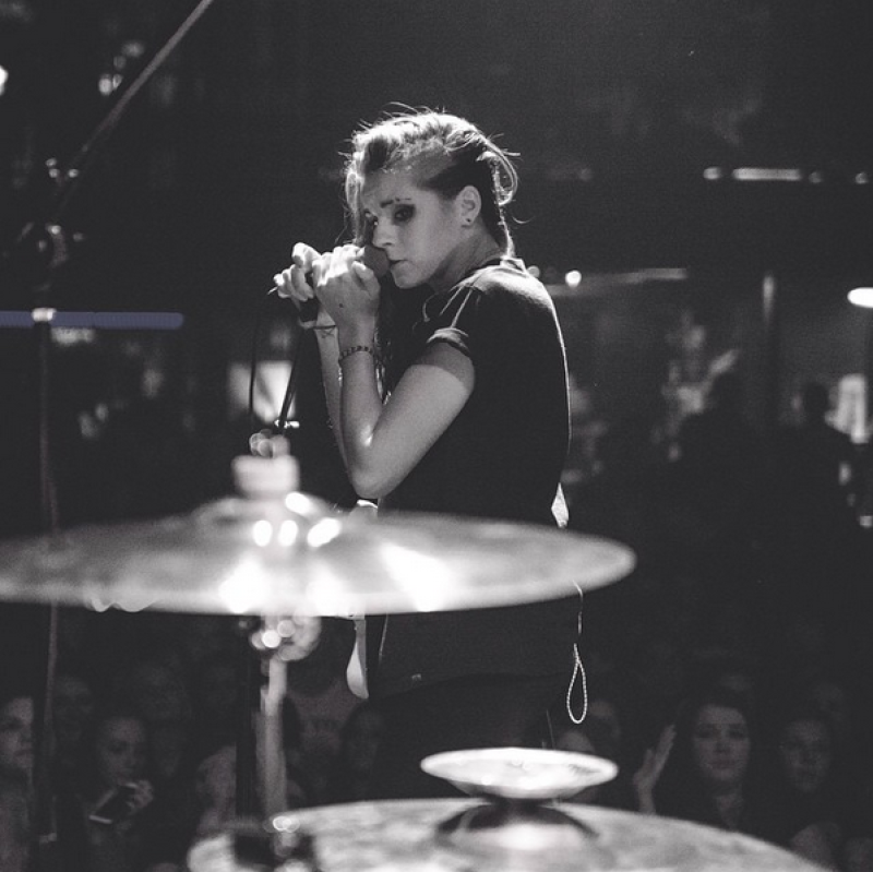 La banda de la joven de 21 años se llama PVRIS.