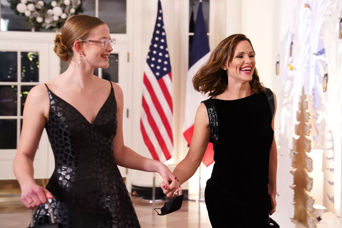 Violet Affleck y Jennifer Garner