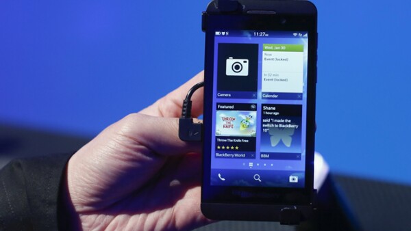 El BlackBerry Z10 estará disponible en EU a partir de marzo a un precio de 149 dólares en un contrato a tres años.