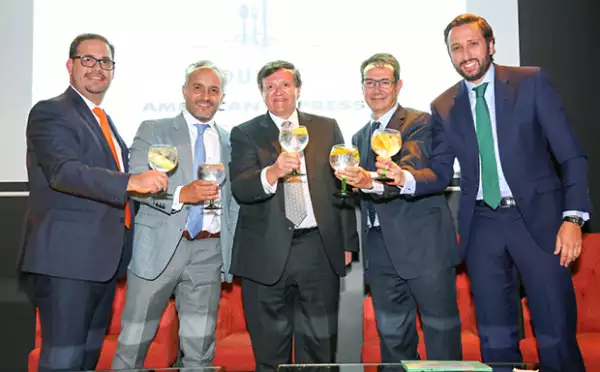 Juan Carlos Cardona, Nicolás Vale, José María Zas, Erik Siersen y Manuel Quintanera