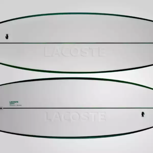 La tabla de surf fue diseñada por JP Stark y creada por NOTOX.