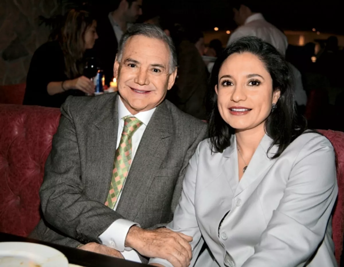 Raúl Salinas y Cecilia Martínez, con quien el hermano del ex presidente de México tiene una relación sentimental.