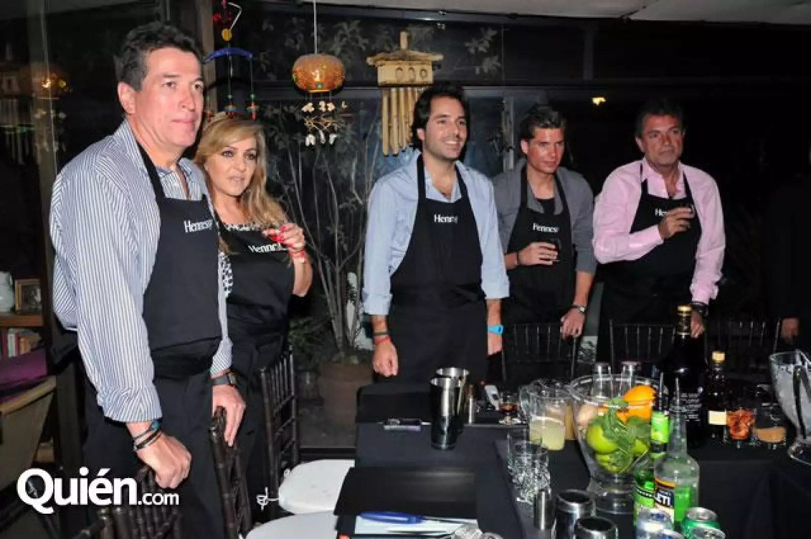 Alberto Domínguez,Pilar Cuevas,Rodrigo,Paublo y Raúl Velasco