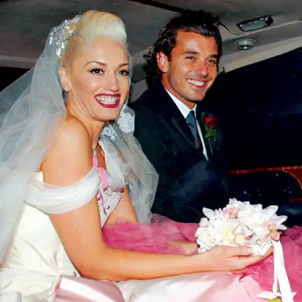La cantante Gwen Stefani se casó en 2002 con Gavin Rossdale y su ramo estaba hech de orquídeas.