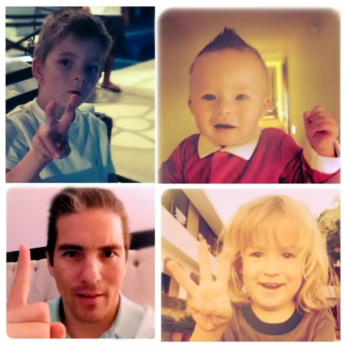 Los dos hijos de Fernando reina son Alexis, de seis años, y Claudio, de tres.