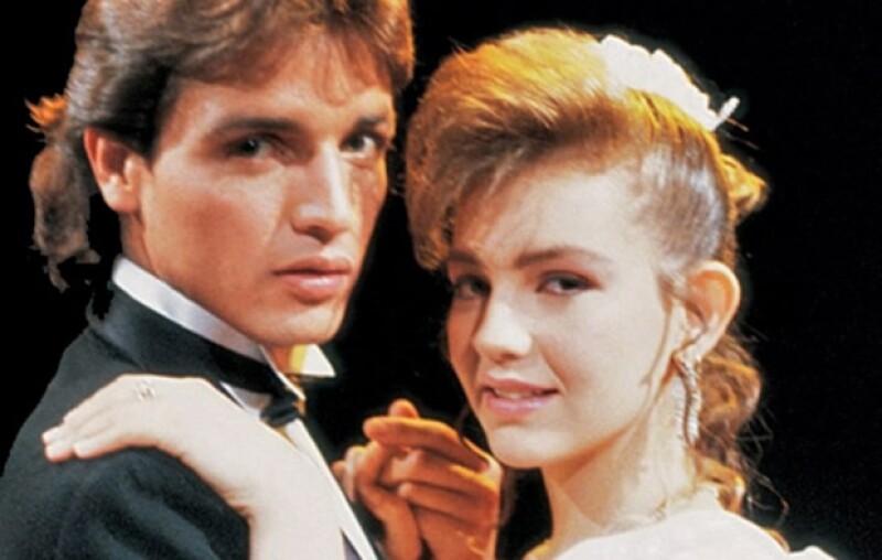 Rafael Rojas actuó junto a Thalía en la telenovela `Quinceañera´ en 1987.