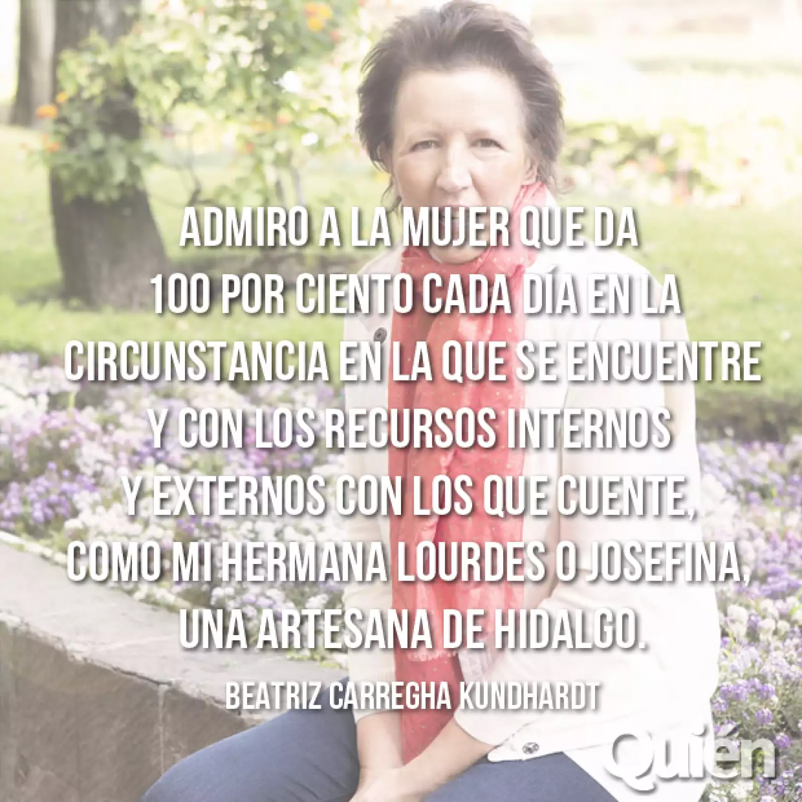 Beatriz Carregha Kundhart, fundadora Makaua. Dignifica la labor de miles de familias mexicanas en zonas marginadas.