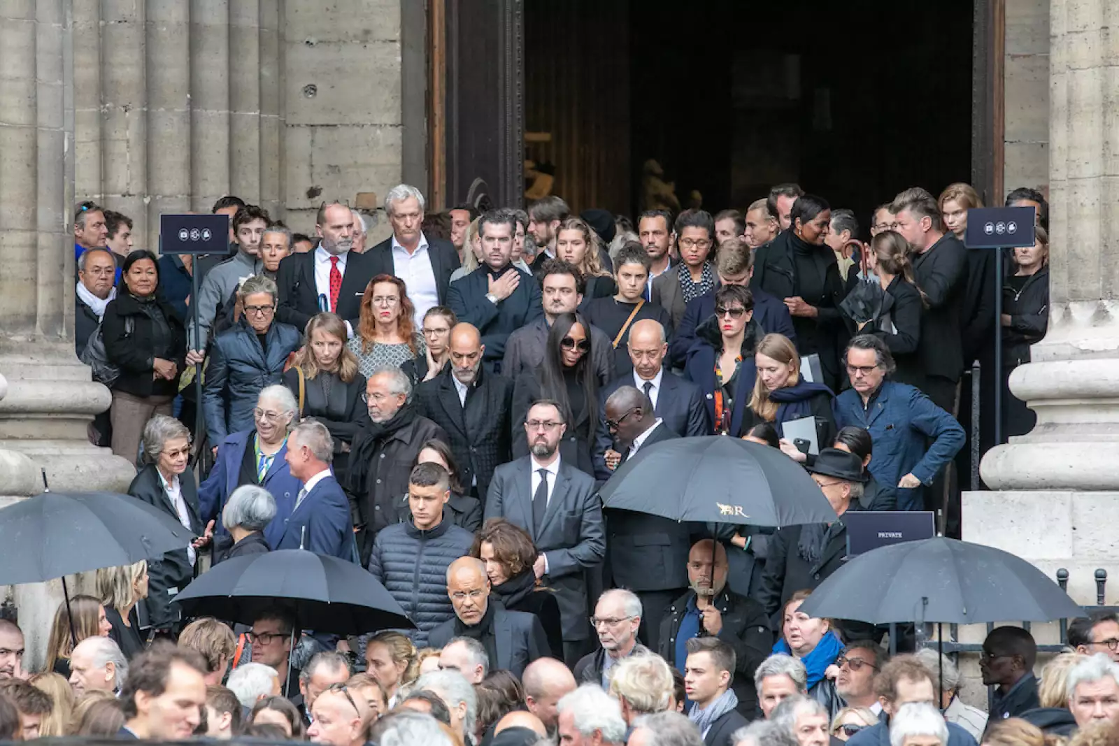 Peter Lindbergh's Funerals At Eglise Saint Sulpice In Paris