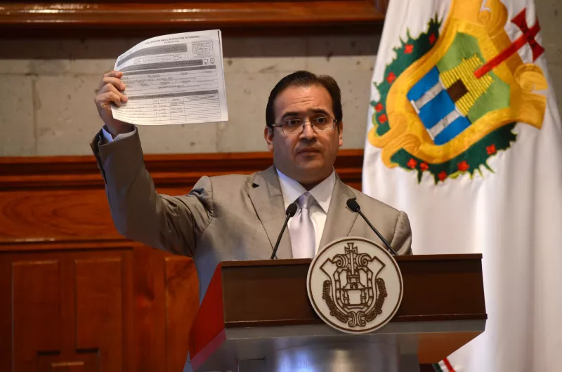 Los bienes de Javier Duarte