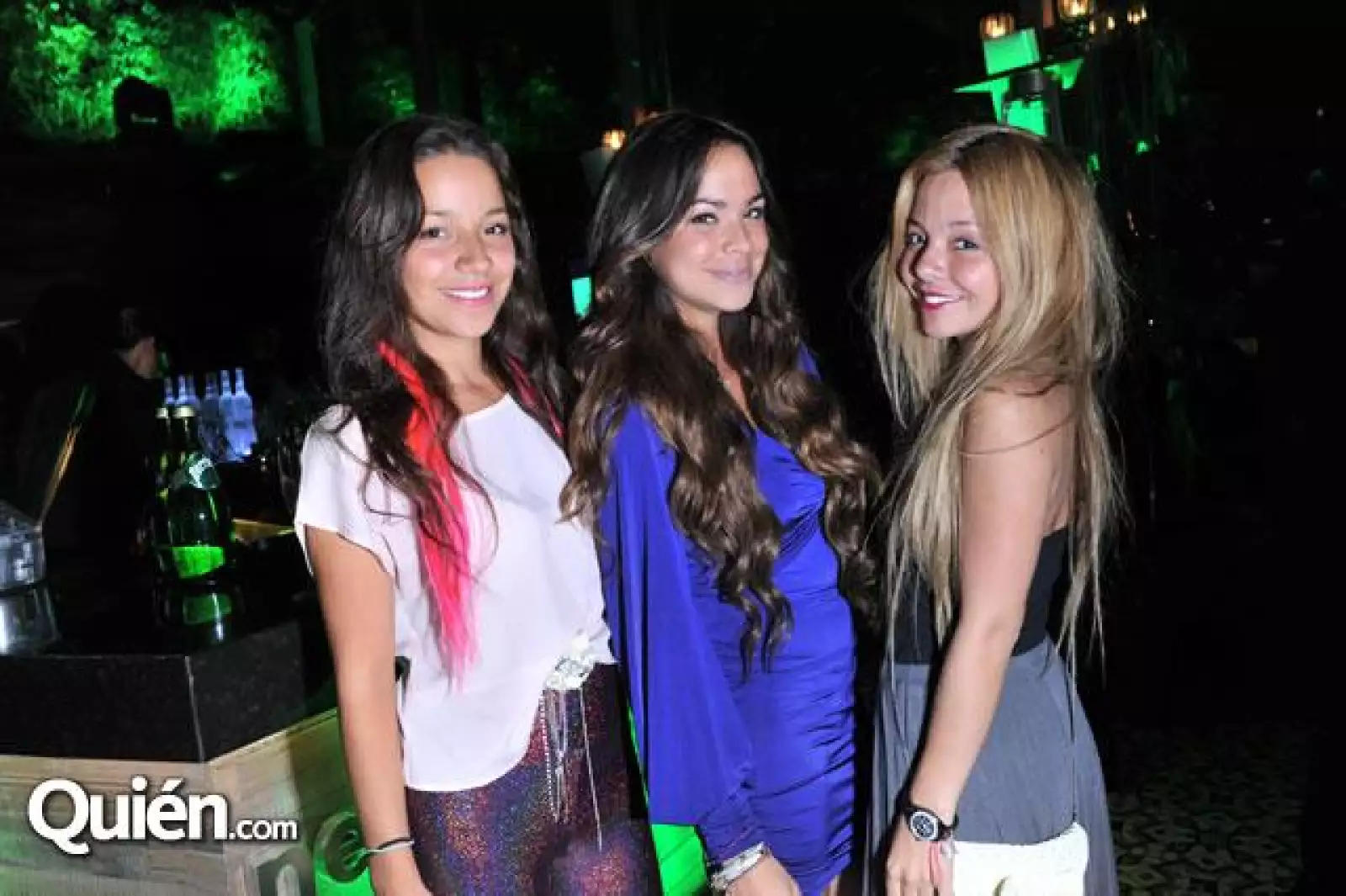 Paola Wong,Cuca Díaz y Pamela Wong