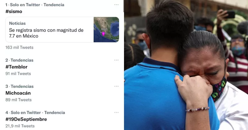 Redes sociales en sismo 