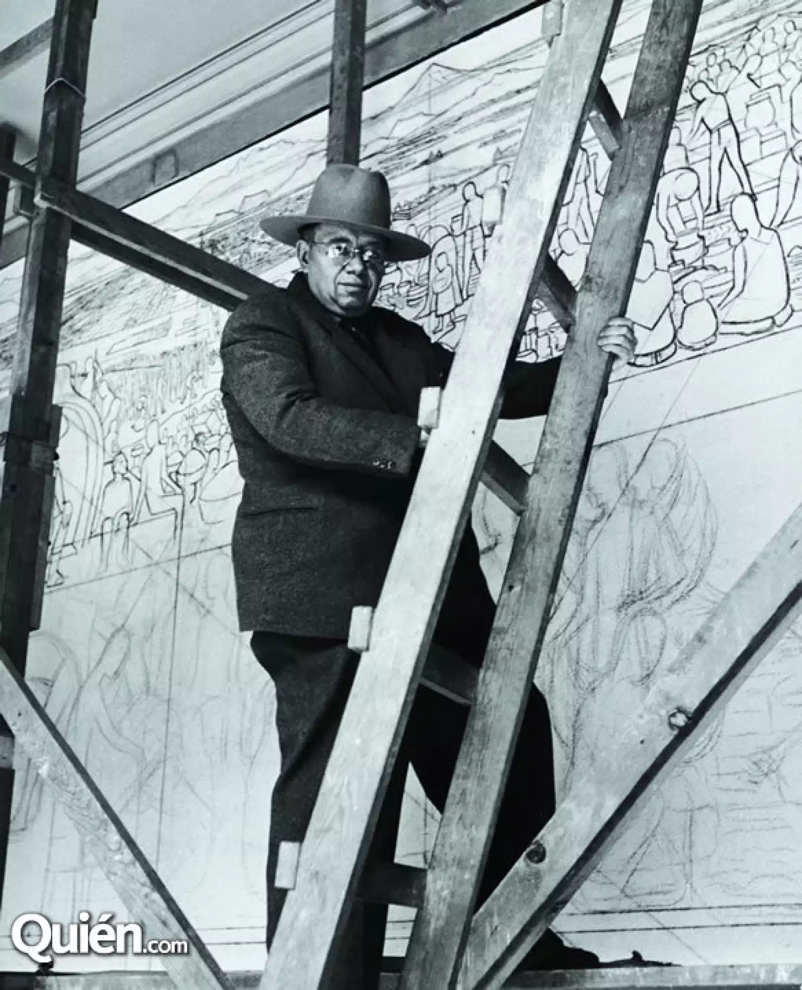 Diego Rivera habitó la Casa de los Vientos de 1954 a 1956. Donde preparó su última exposición antes de morir el 24 de noviembre de 1957. Este artículo fue publicado en la Ed. 288 de la revista Quién®.