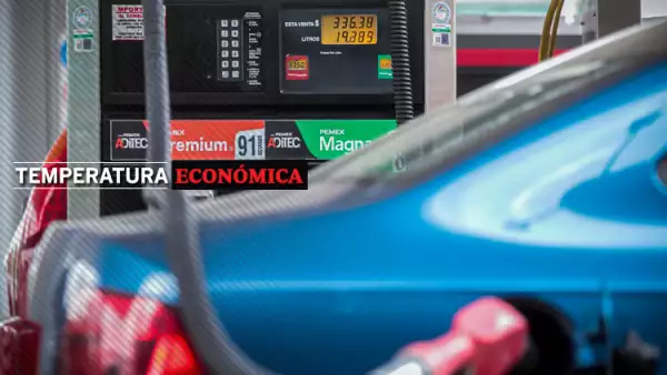 Fuel pump in a gas station.
