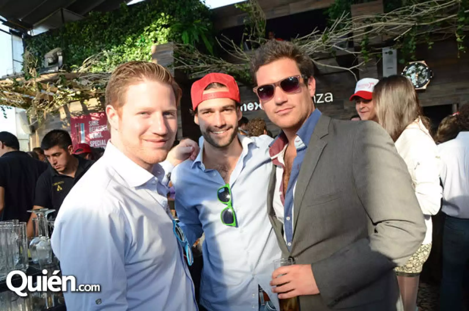 Diego Santos, Andrés Uribe y Mauricio Santos