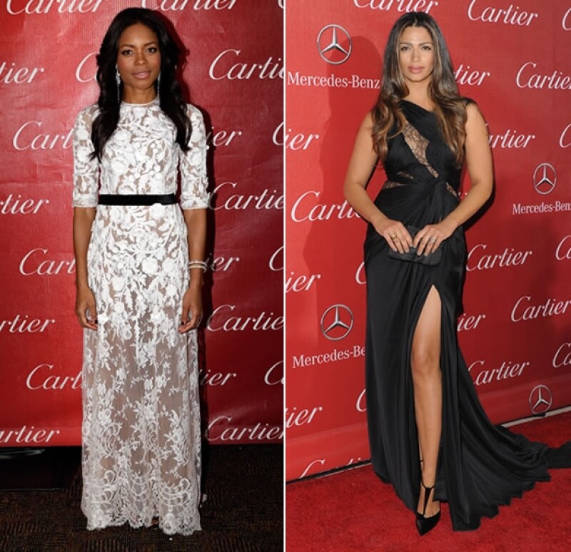 Dos looks que nos llamaron la atención fueron los de Naomie HArris y Amy Adams.
