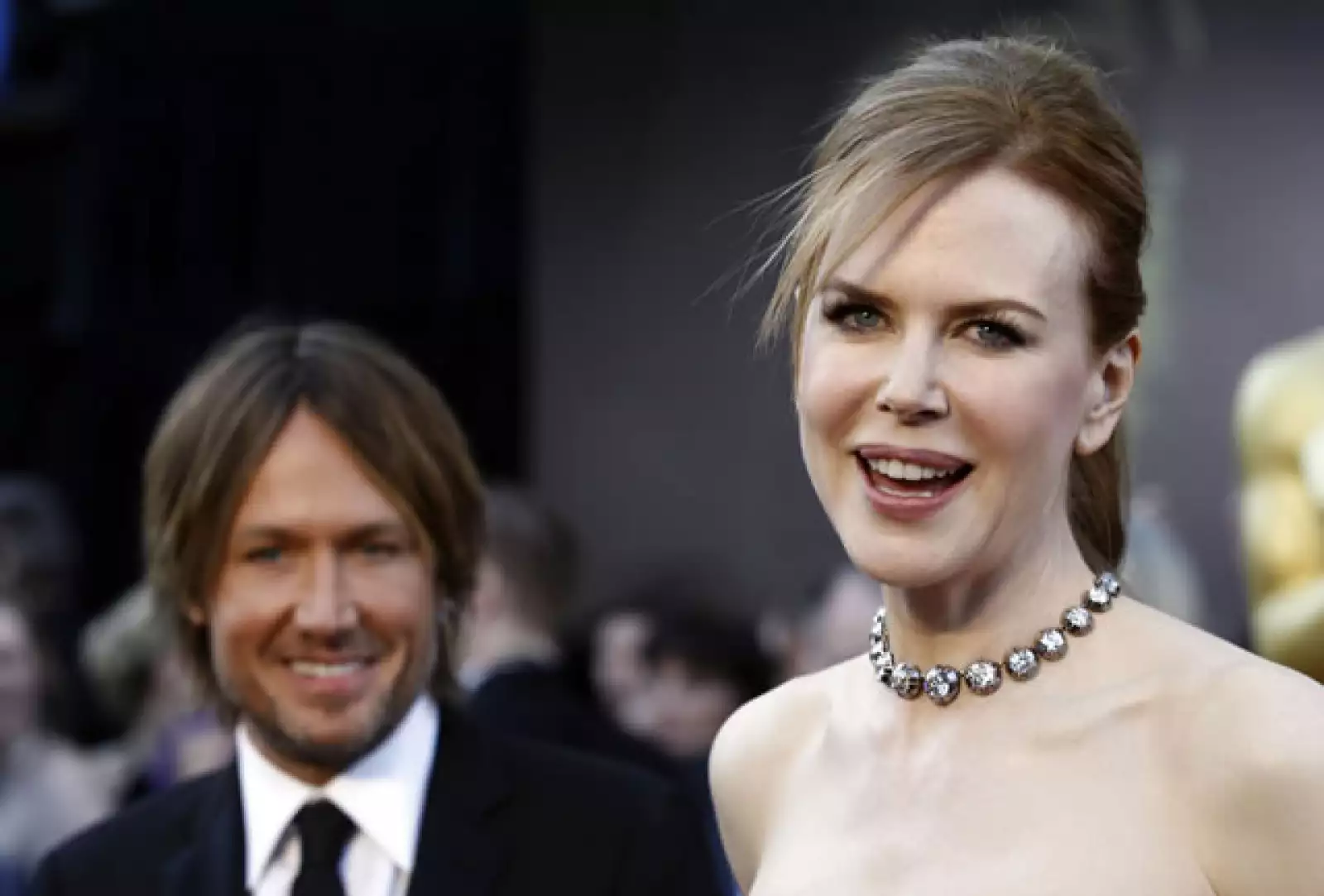 Nicole Kidman llegó de la mano de su esposo, el músico Keith Urban.
