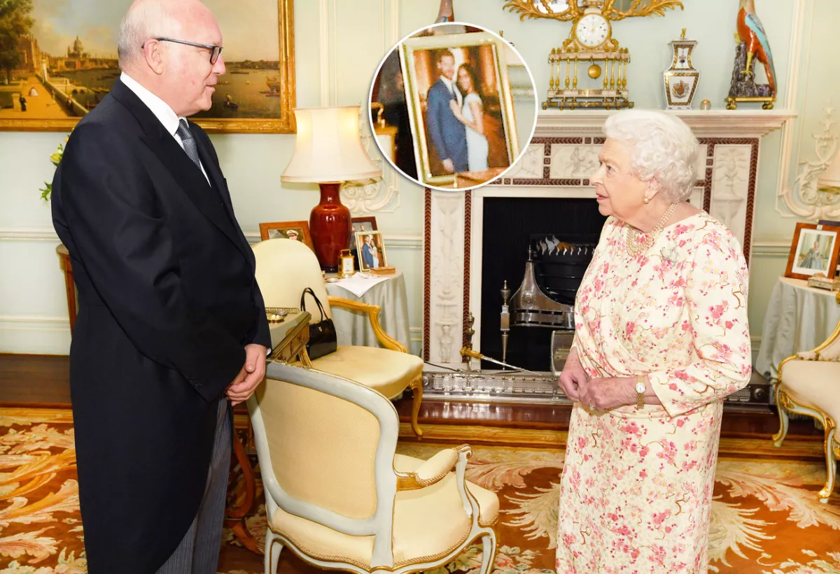 Con este detalle, la reina Isabel tiene cerca de ella a Meghan y Harry