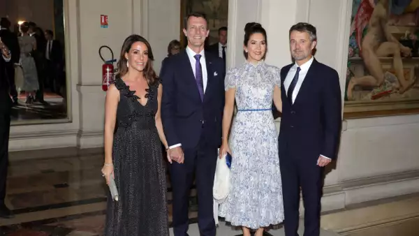Mary de Dinamarca, Federico de Dinamarca, el príncipe Joaquín y su esposa Marie