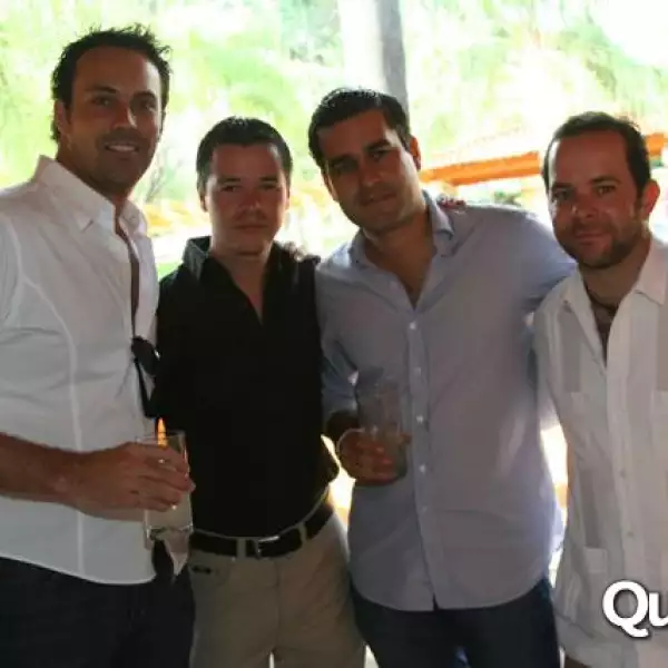 Comida de Rodrigo Gallardo, Mario Romo, Jesús Tavera, José Arámbula