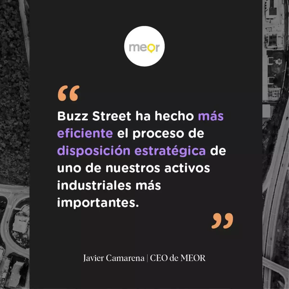 Quote del CEO & Founder de Buzz Street