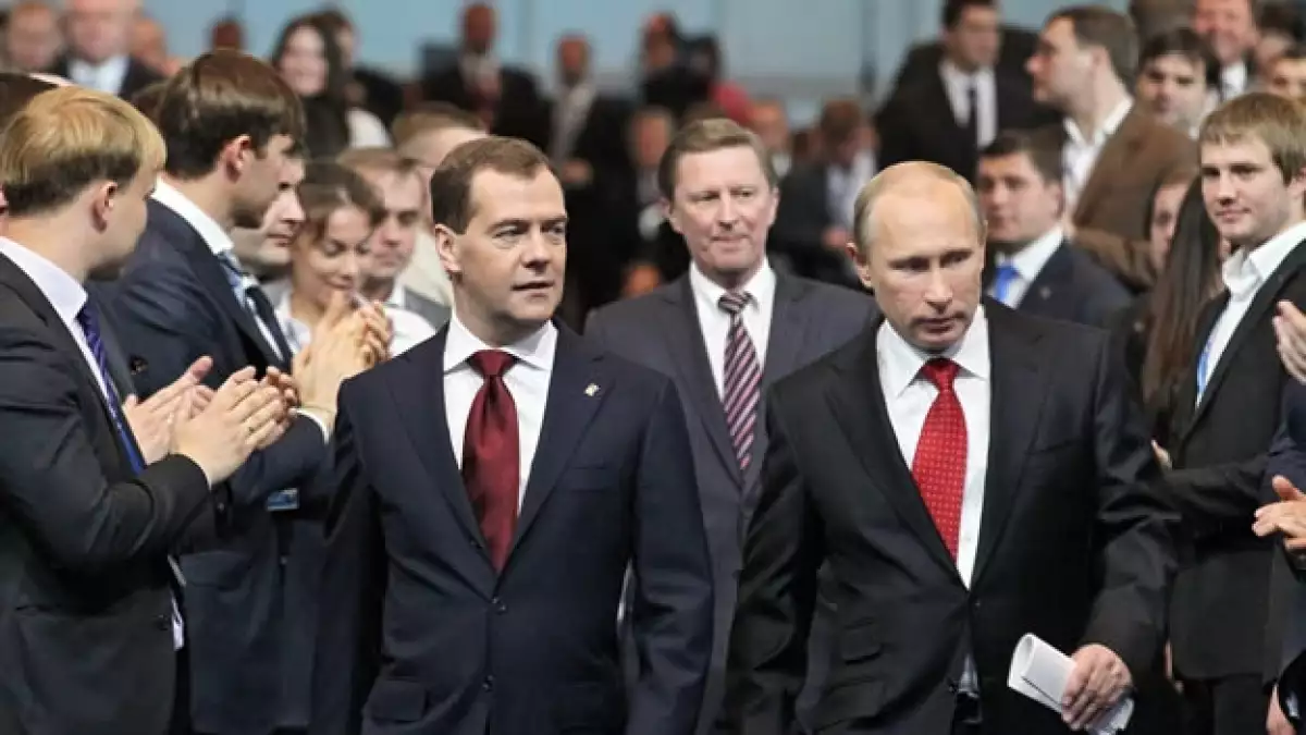 Putin Medvédev Rusia UnidaMedvédev