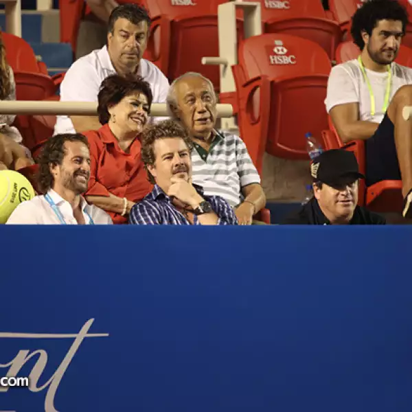 Javier y Emlio Braun con Miguel Herrera