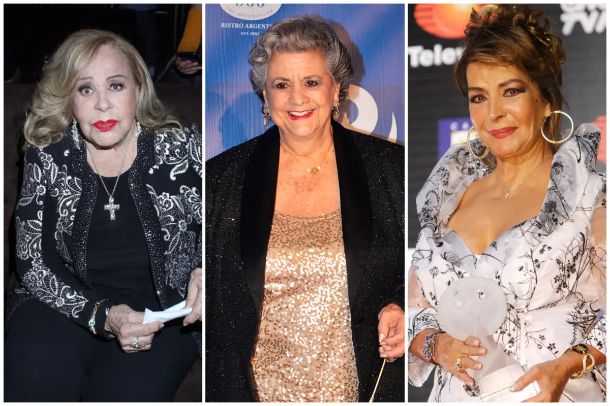 Silvia Pinal, Queta Lavat y Elsa Aguirre