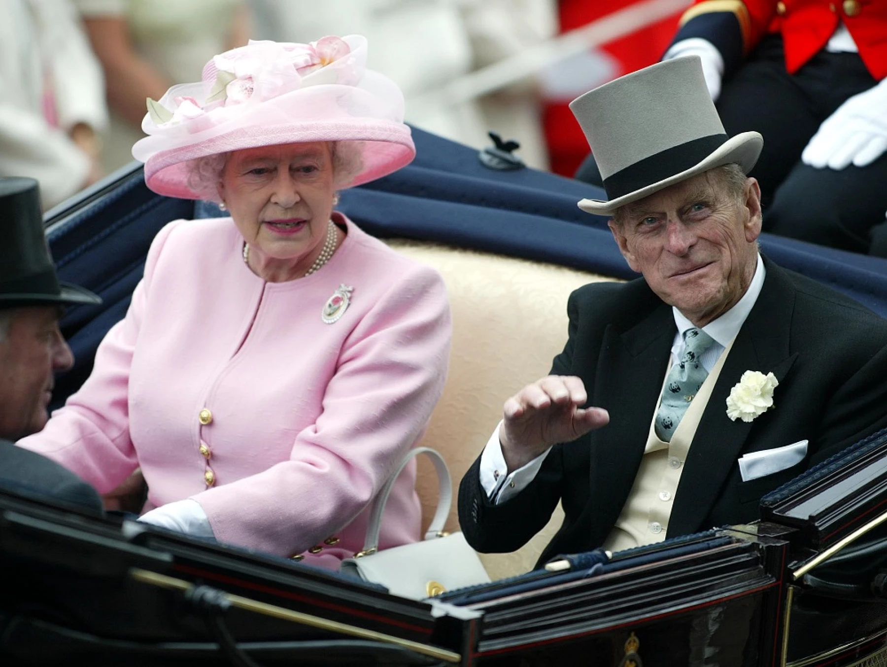 Reina Isabel II y el duque de Edimburgo