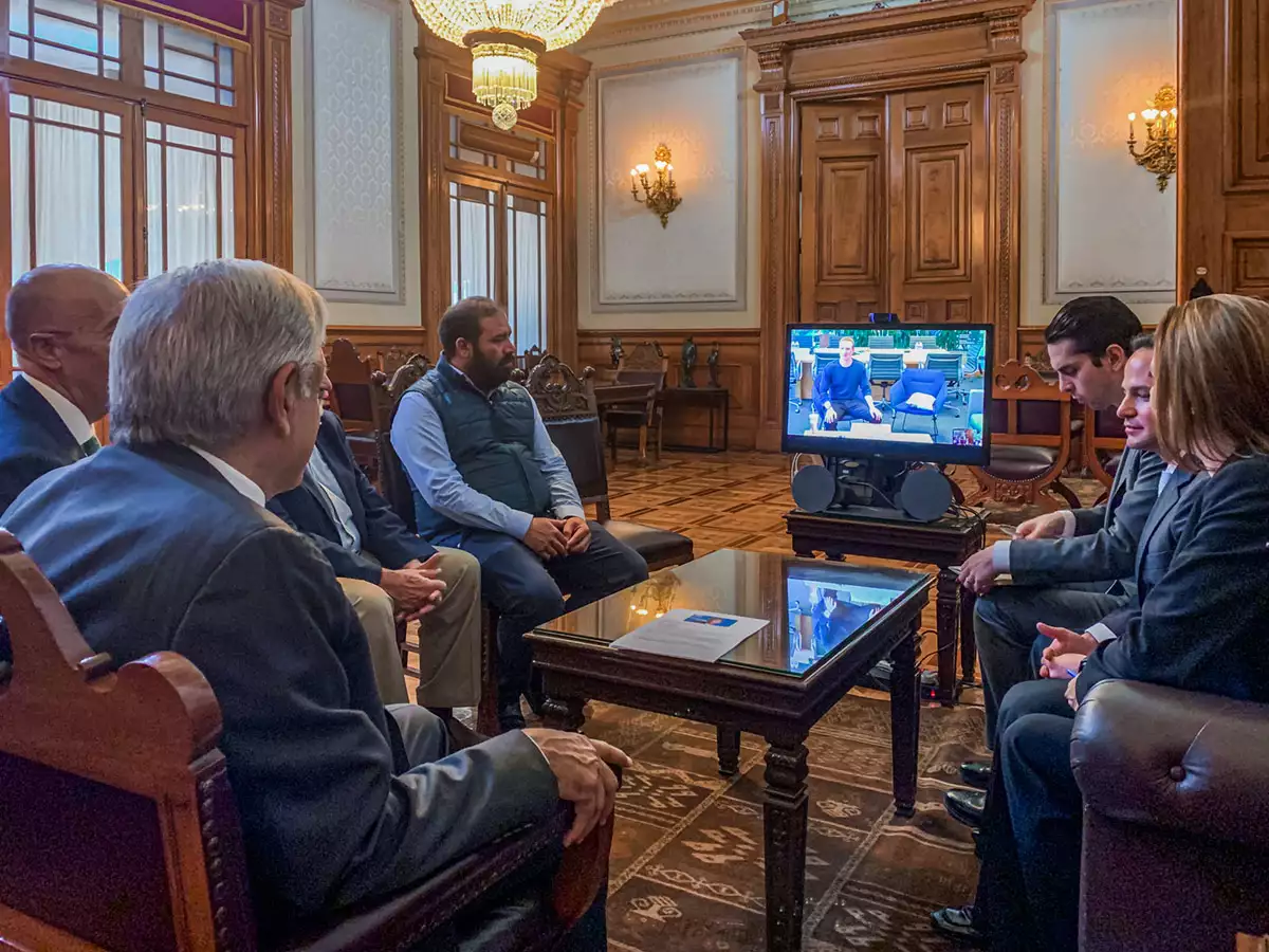AMLO Mark Zuckerberg